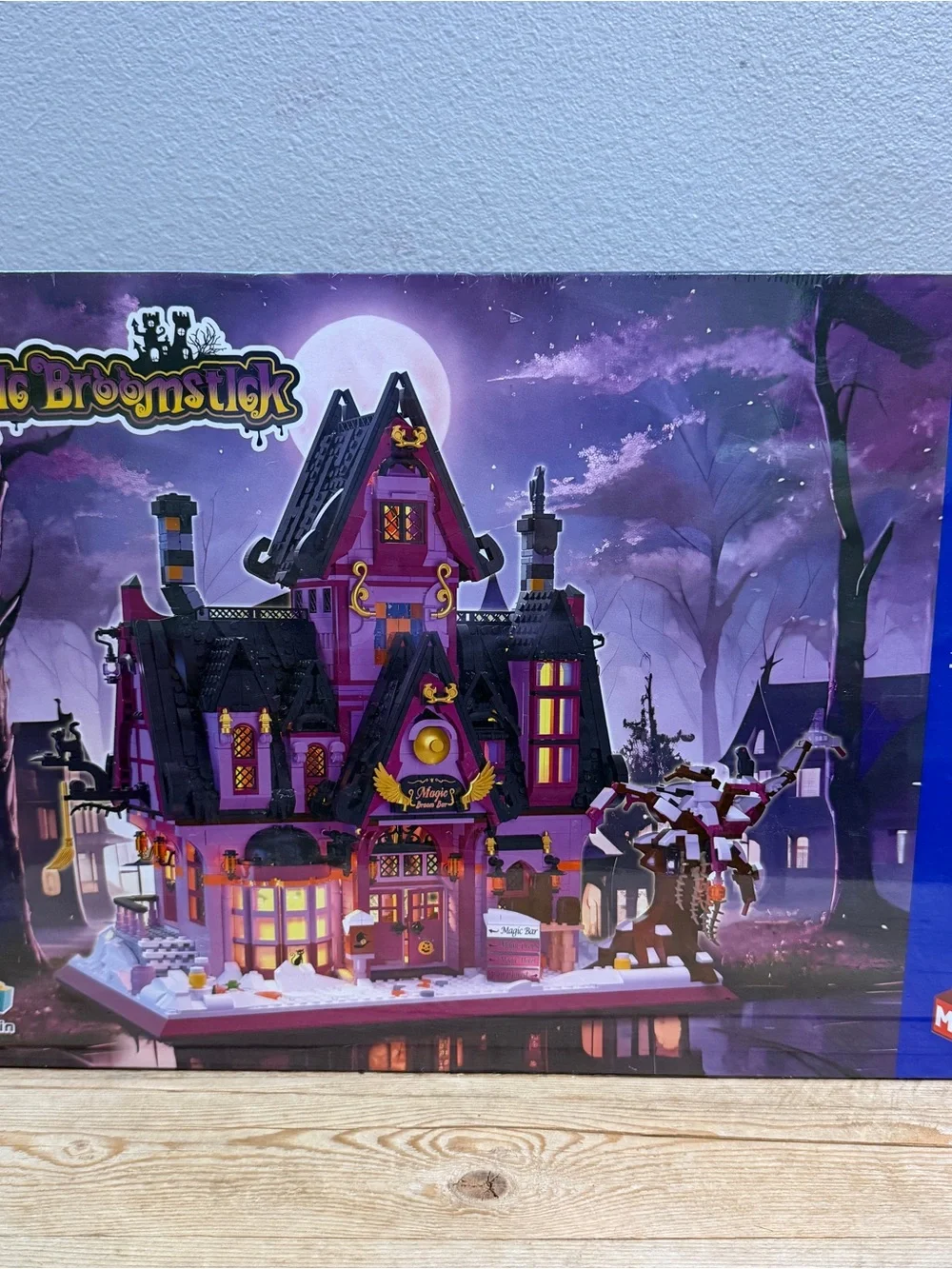 Purple Haunted Mansion Building Set for Kids